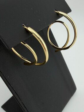 Kendra Scott Myles Hoop Earrings Gold Small Size